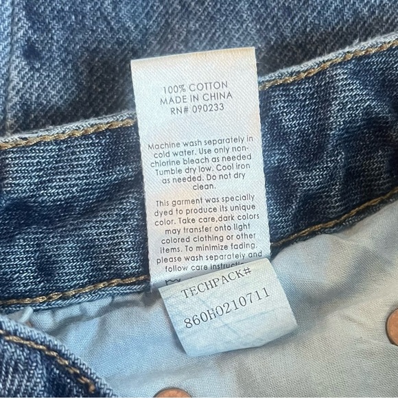 Pacsun 90's Boyfriend Patch High Rise Jeans Size 25 - Picture 10 of 11